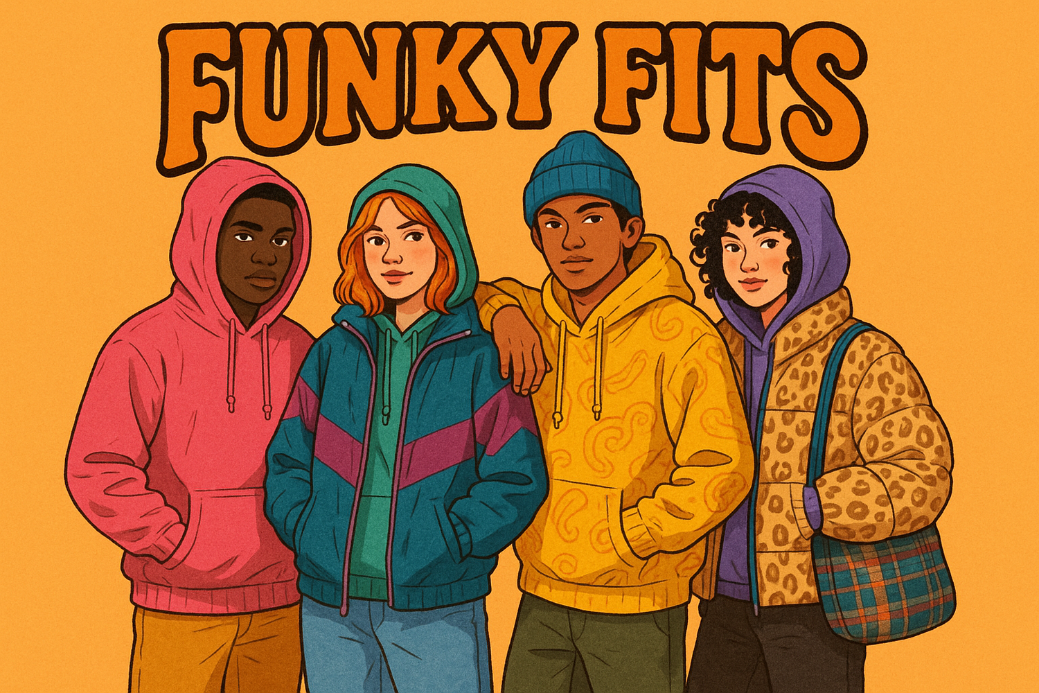 Funky Fits: Hoodies & Jackets